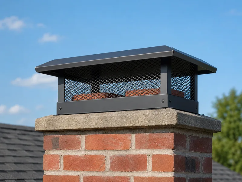 Chimney cap installation